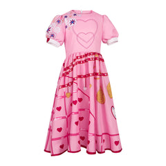 2024 New Descendants 4 Kids Princess Dress Red Queen Cosplay Costume Halloween Star Inheritance