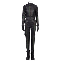 Halloweez Marvel Comics Black Widow Cosplay Jumpsuit Dress Costume Outfit