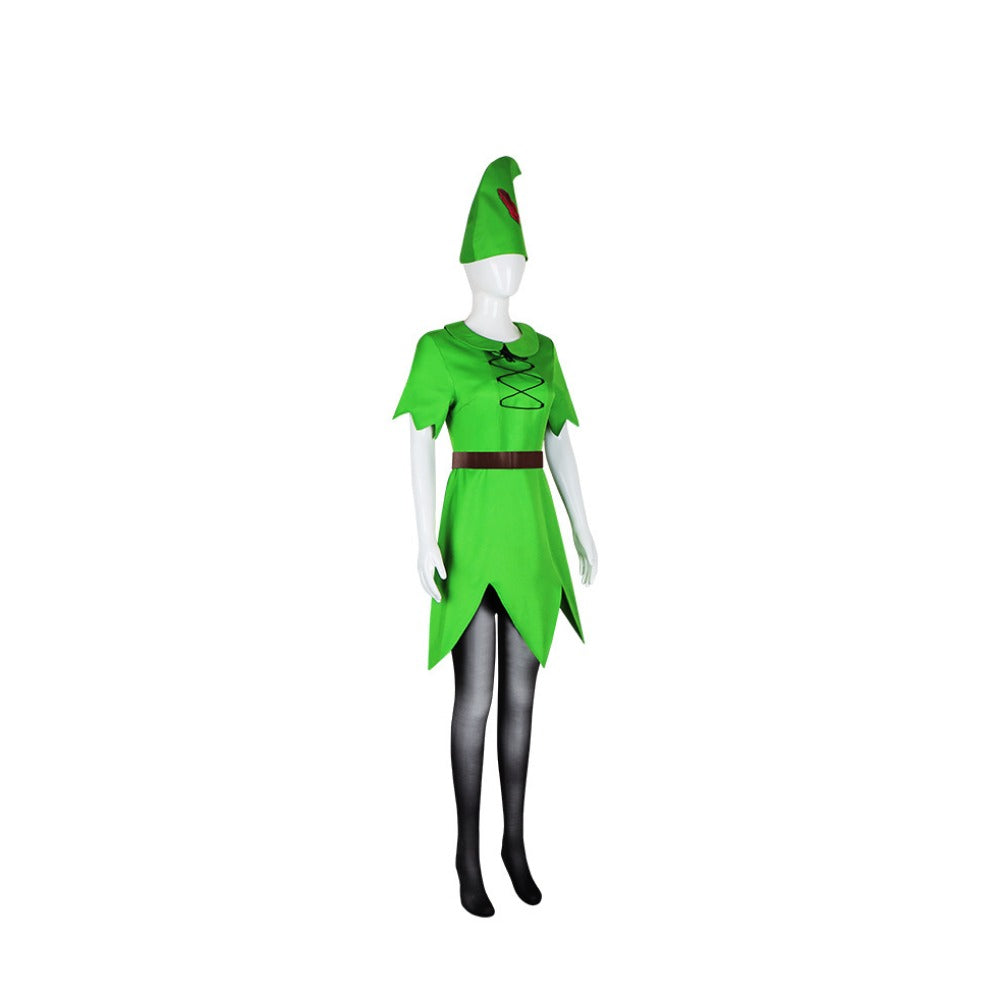 Magic House Mirabel Madrigal Cosplay Costume from Encanto - Parent-Child Children's Girl Dress Full Set with Backpack