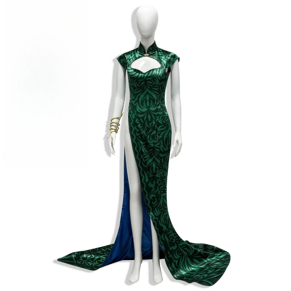 One Piece Boa Hancock Qipao Cosplay Costume Custom‑Made for Halloween Comic‑Con