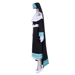 Stunning Fire Force Iris Nun Cosplay Costume by Halloweez