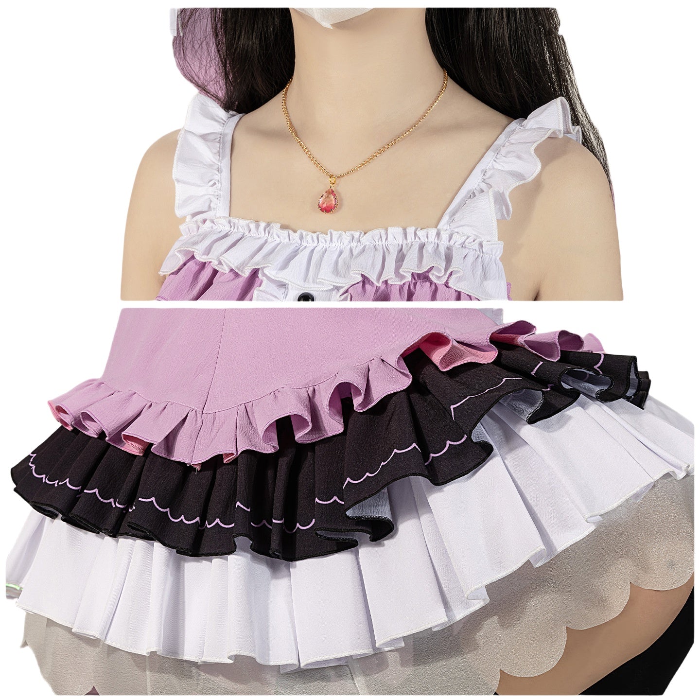 Bangdream mygo Pajama Party Shiina Rikki Cosplay Costume Anime Game Outfit - Halloweez