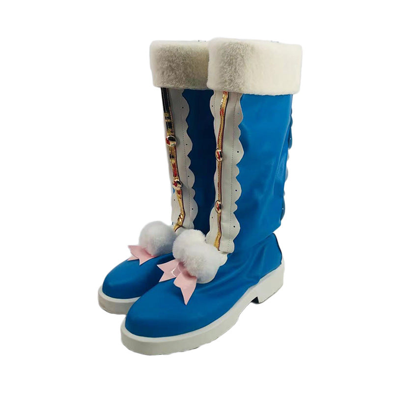 Hyperdimension Neptunia Rom & Ram Cosplay Shoes for Anime Conventions - Halloweez