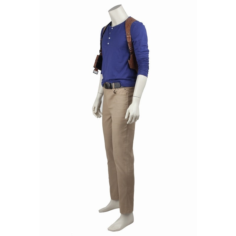 Halloweez Nathan Drake Costume - Uncharted 4: A Thief's End Deluxe Cosplay Full Set - Halloweez