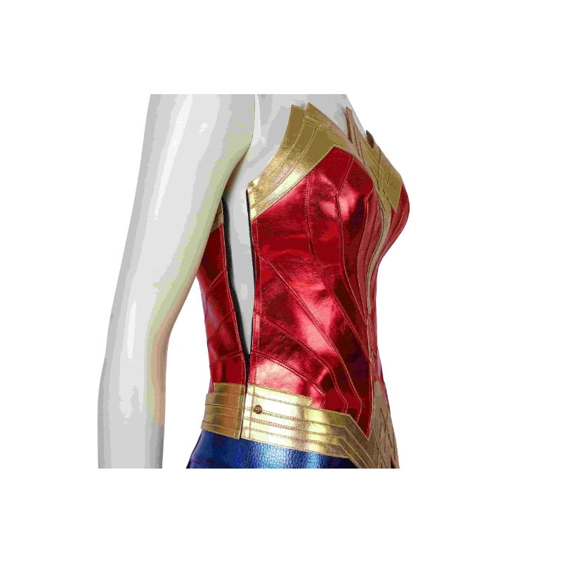 Halloweez Wonder Woman Diana Prince Cosplay Jumpsuit for Women - Perfect Halloween Costume