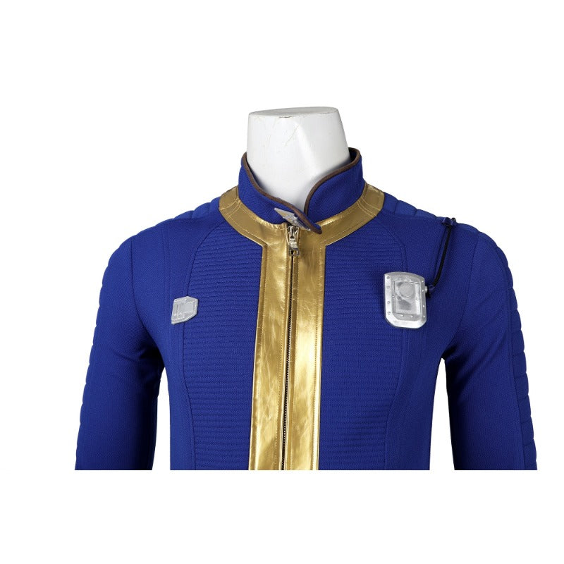 Halloweez Vault 75 Cosplay Jumpsuit with Armor for Halloween - Halloweez