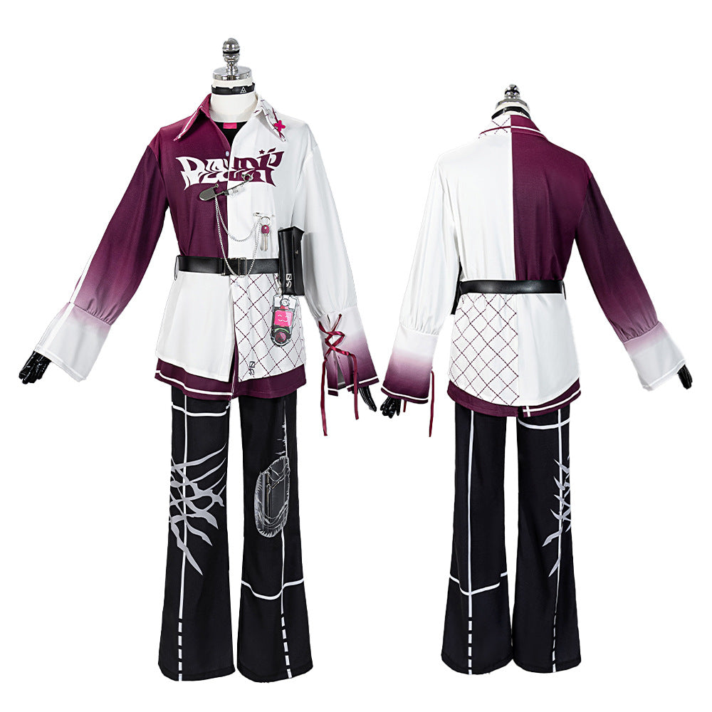 Vtuber Nijisanji Hero Group Sasaki Ichitetsu Cosplay Costume for Anime Game Fans - Halloweez
