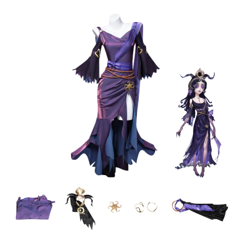 Halloween Costume Coraline's Mother Dress Cosplay from Popular Movie - Halloweez