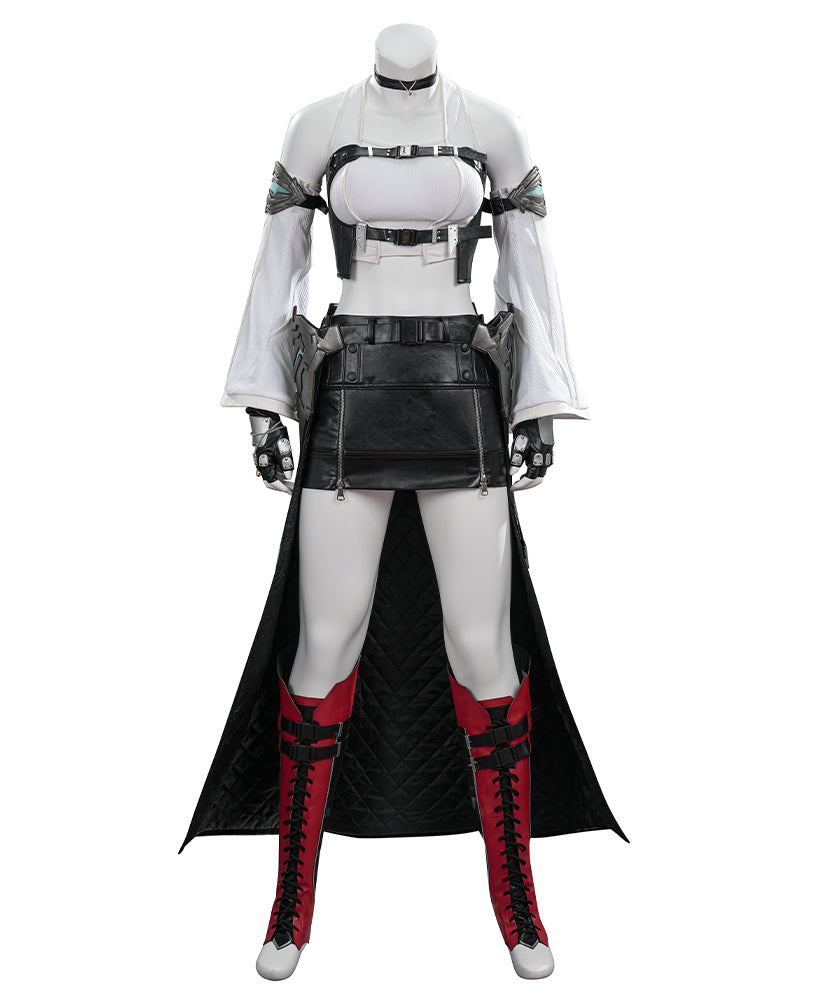 Final Fantasy VII Tifa Black Mage Cosplay Costume, Custom Made