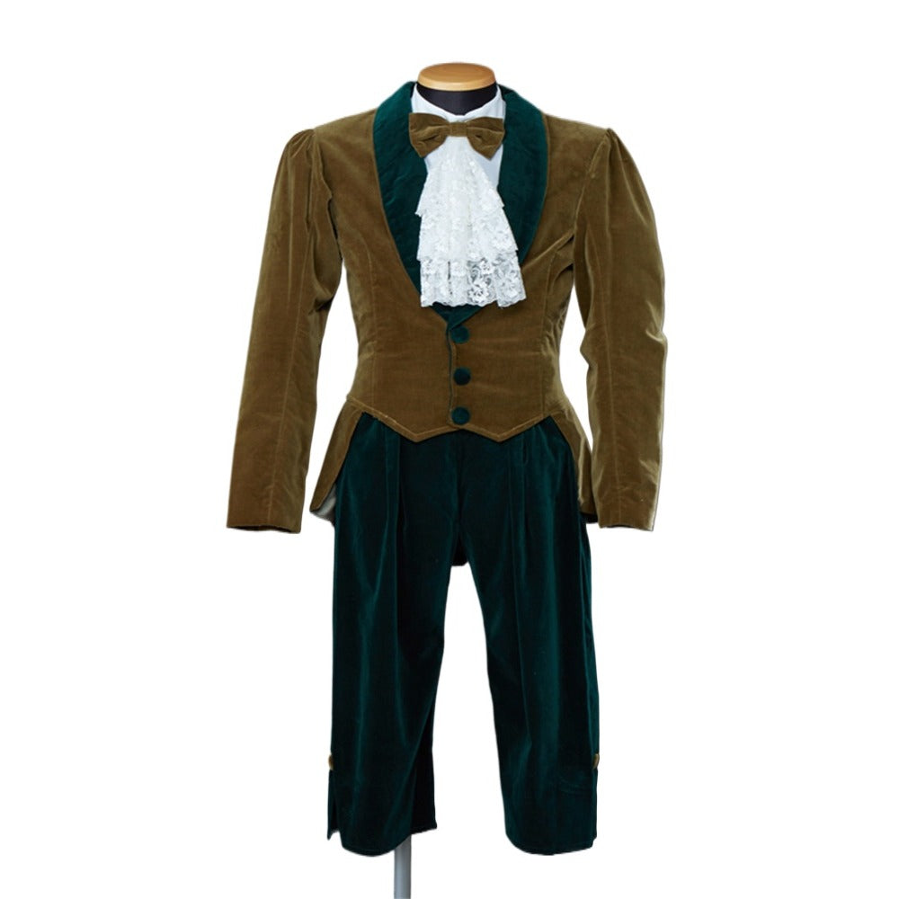 Elegant Medieval Prince Tudor Costume - Premium King Attire with Doublet & Pants | Halloweez Renaissance Cosplay