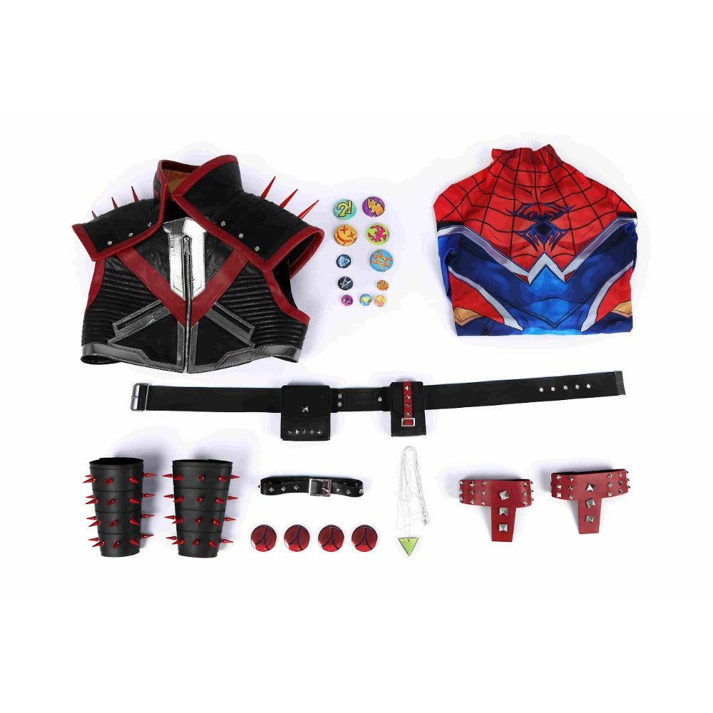 Marvel Rivals Spider-Man Punk 2099 Cosplay Costume - Premium Quality Game Character Outfit - Halloweez