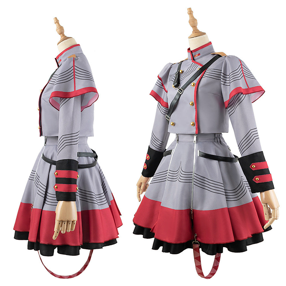 Virtual Vtuber Synthesizer V Teto Kasane Anime Costume Set - High Quality Cosplay Outfit - Halloweez