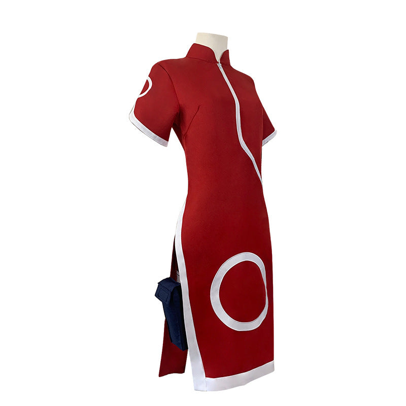 Naruto Shippuden Haruno Sakura Cosplay Costume - Anime Kimono Outfit for Women