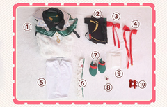 Katherine Cosplay Costume Genshin Impact, Custom Outfit for Halloween & Comic Con
