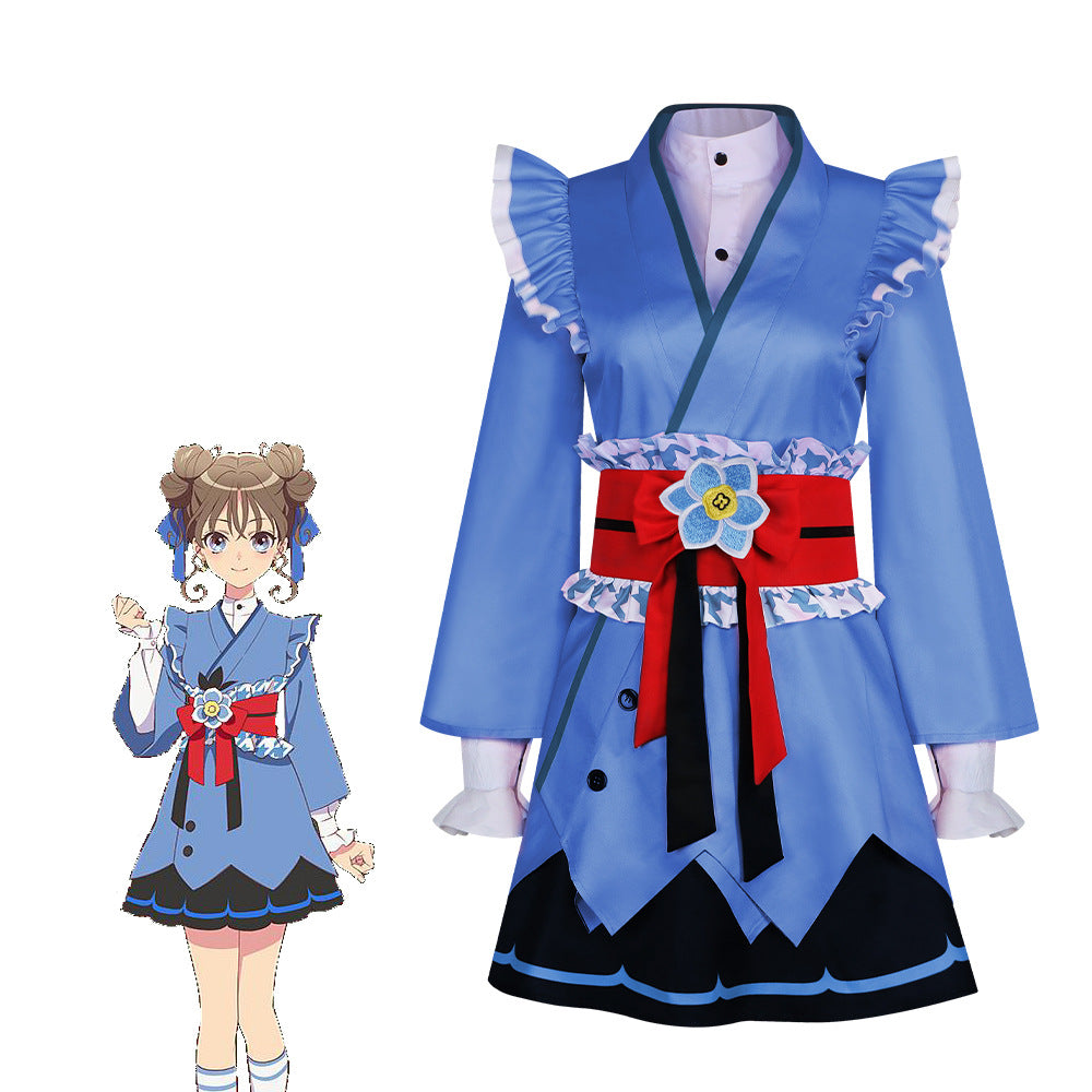 Akane Chigusa, Anzu Shinri, Kagami Kitahara Cosplay Costume - The Magical Revolution of the Reincarnated Princess and the Genius Young Lady Anime Outfit for Cosplay Events - Halloweez