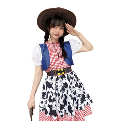 Toy Story Woody's Girlfriend Western Cowboy Outfit Halloween Cosplay Costume - Halloweez