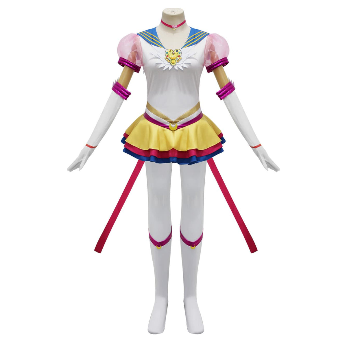 Honor of Kings Wang Zhaojun Eternal Sailor Moon Cosplay Costume - Complete Set with Accessories for Cosplay Events