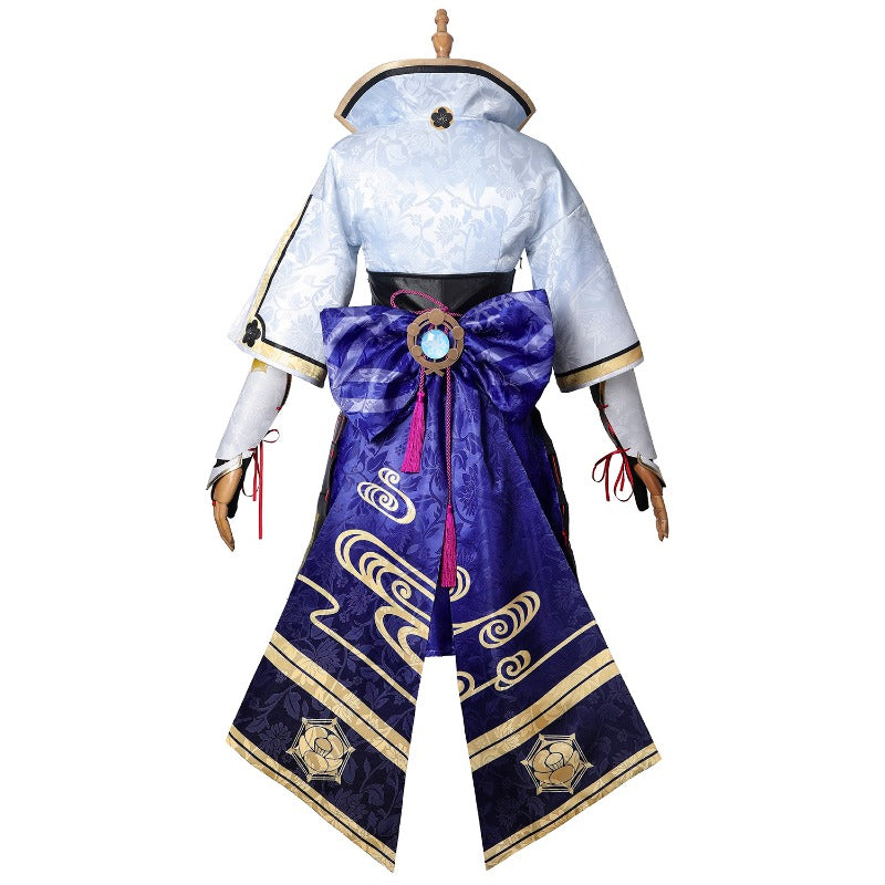 Halloweez Kamisato Ayaka Cosplay Costume Full Set for Exciting Halloween Role Play