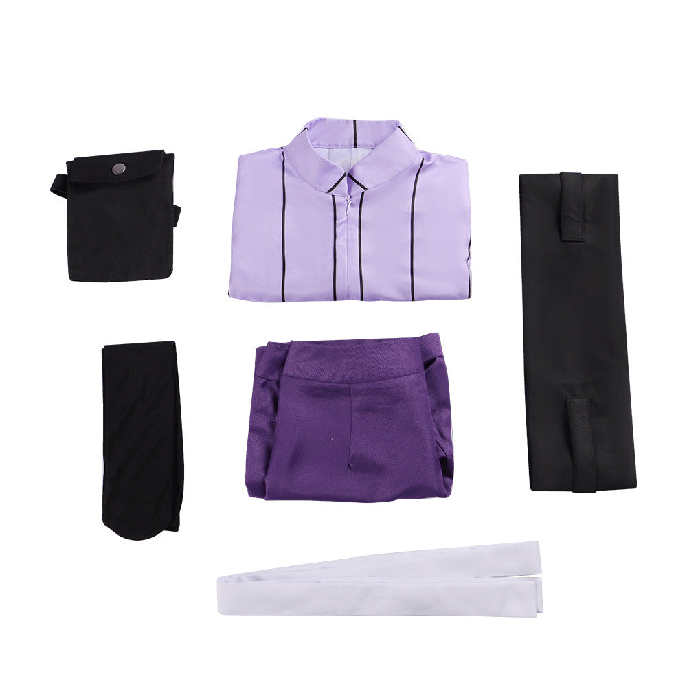 Halloween Anime Ninja Cosplay Costume Hyuga Hinata Role Play Performance Outfit - Halloweez