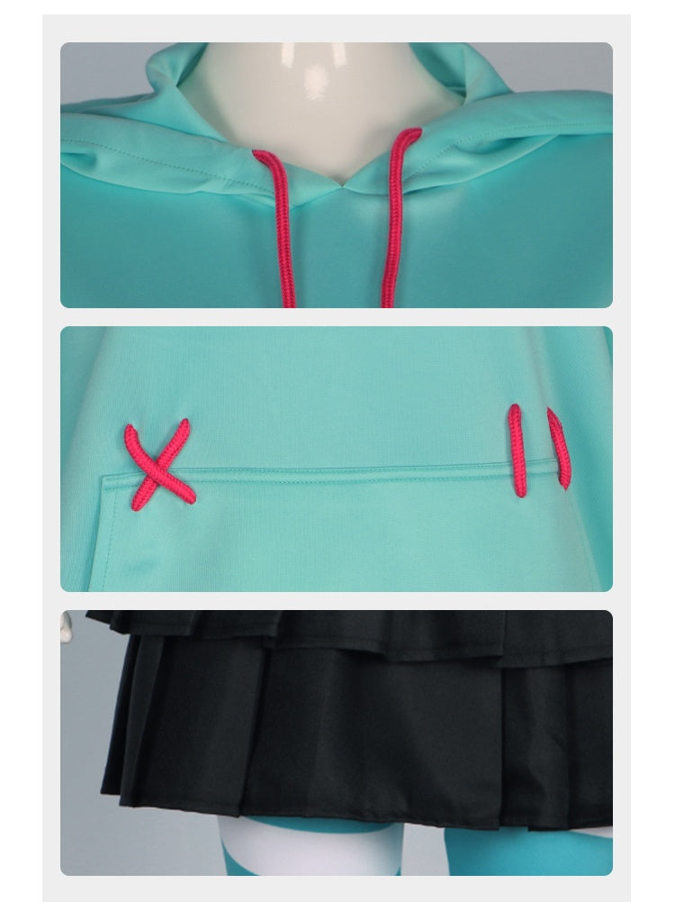 Animation Wreck-It Ralph 2 Vanellope von Schweetz Cosplay Costume Hoodie for Girls and Children - Halloweez
