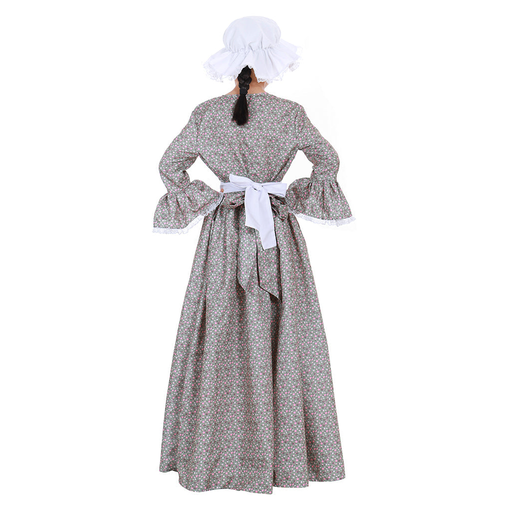 Halloweez Kids Pioneer Prairie Colonial Maid Costume