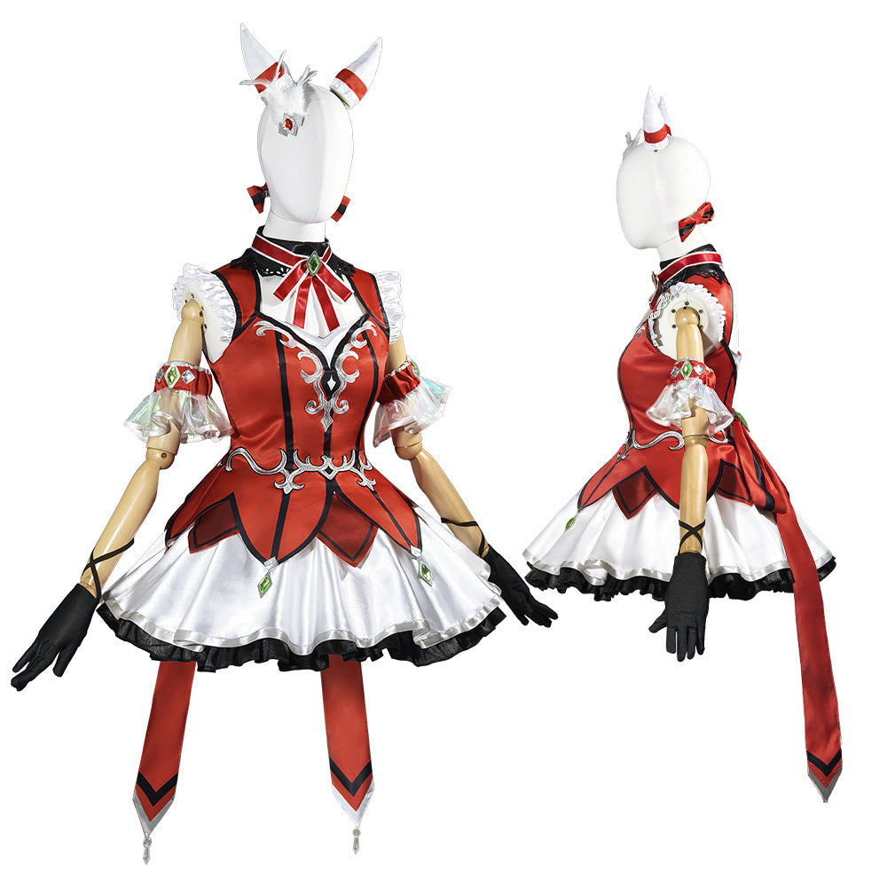 Pretty Derby Triumphant Ballet Victory Dress cos Anime Game Women's Dress - Halloweez