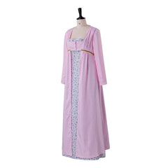 Halloweez Jane Austen Inspired Pastoral Spencer Robe Gown | Victorian Medieval Ball Costume