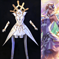 League of Legends Lux Elementalist Cosplay Costume Custom‑Made for Halloween Conventions