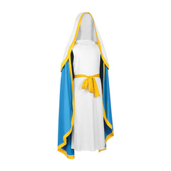 European Retro Long Robe Cloak Cosplay Medieval Hooded Cape Monk Missionary Stage Costume - Halloweez