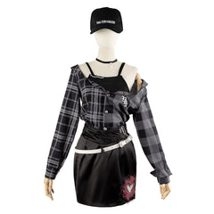 Project Sekai Kohane Azusawa Anime Cosplay Women's Bodycon Short Skirt Set - Halloweez