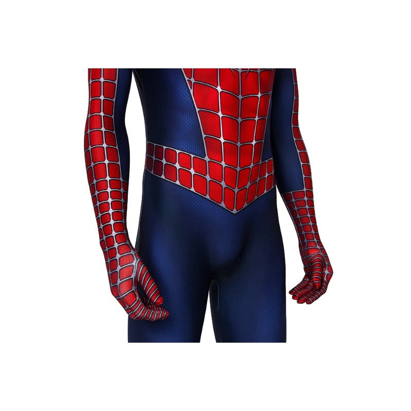 Halloweez Spider-Man Tobey Maguire Cosplay Zentai Jumpsuit