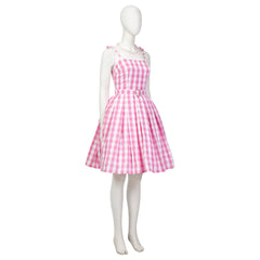 Women's Halloweez Pink Checkered Costume Dress - Embrace the Iconic Style