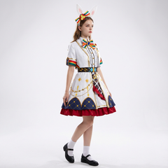 Uma Musume Pretty Derby Christmas Oguri Cap Cosplay Costume - Santa Night Outfit Set