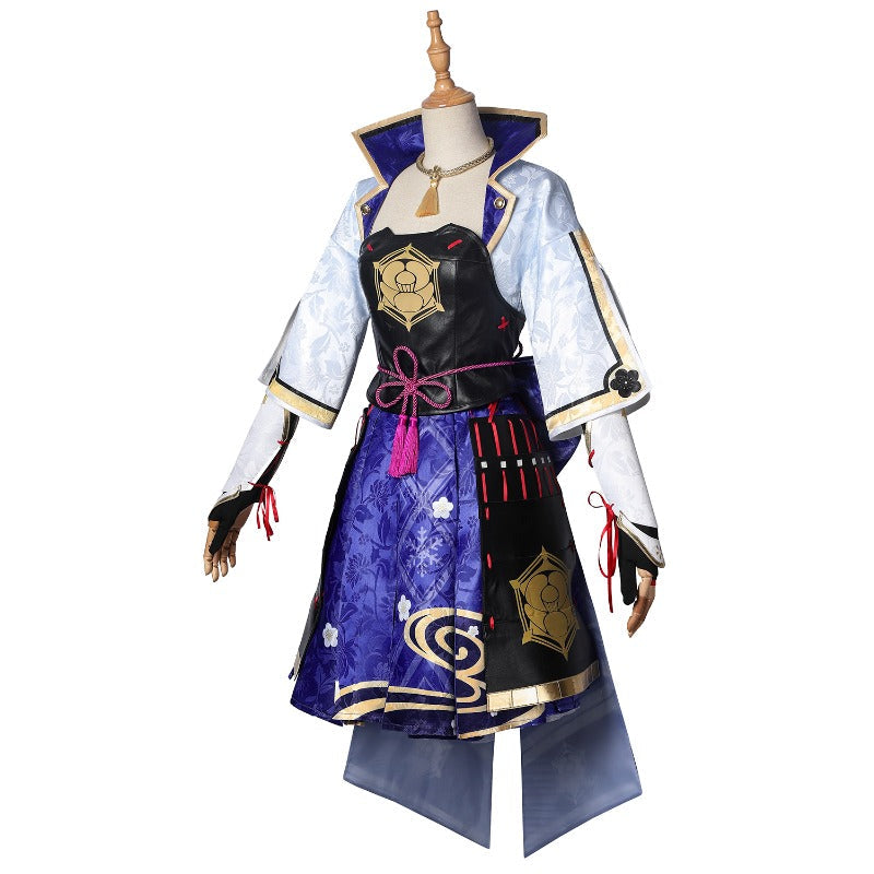 Halloweez Kamisato Ayaka Cosplay Costume Full Set for Exciting Halloween Role Play