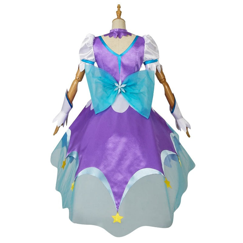 Conjunto de disfraz de Cosplay de Selene, Kaguya Madoka, Halloween | Traje y peluca unisex de Pretty Cure Anime