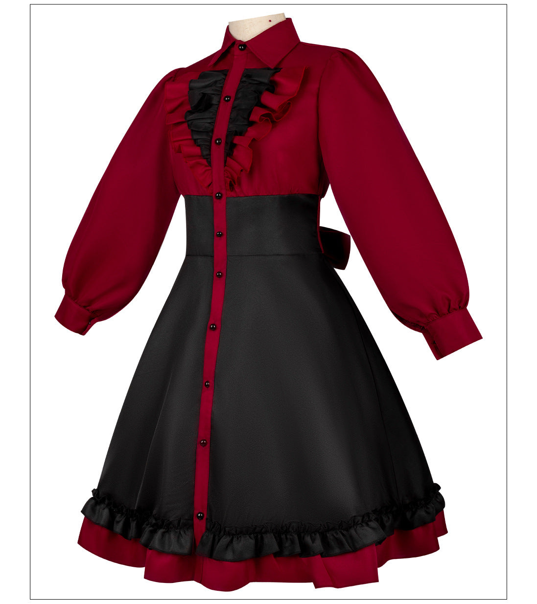 Medieval Gothic Dark Vampire Dress - Women's Cosplay Costume for Halloween - Halloweez