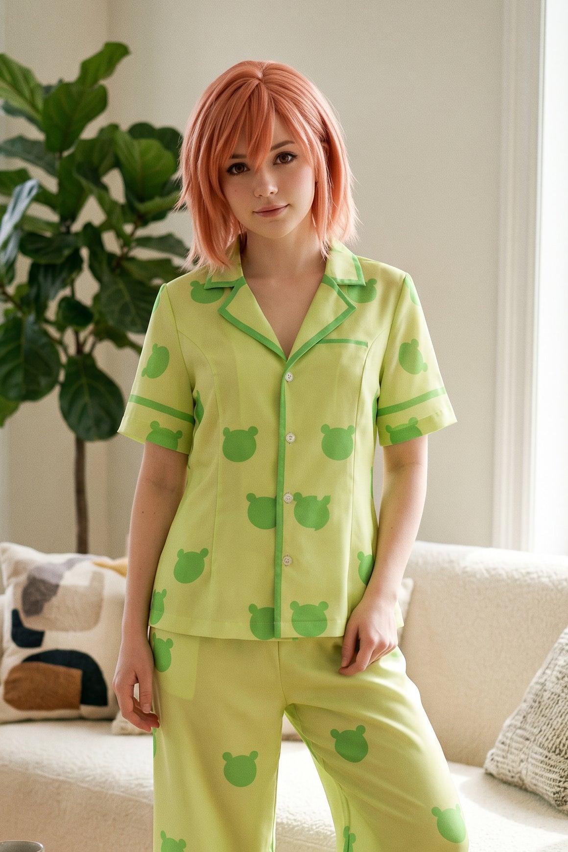 Cozy Mikoto Misaka Pajama Cosplay from A Certain Scientific Railgun for Halloween Party