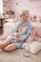 Needy Streamer Overload Ame Casual Outfit Cosplay for Streamer Angel Fans - Halloweez