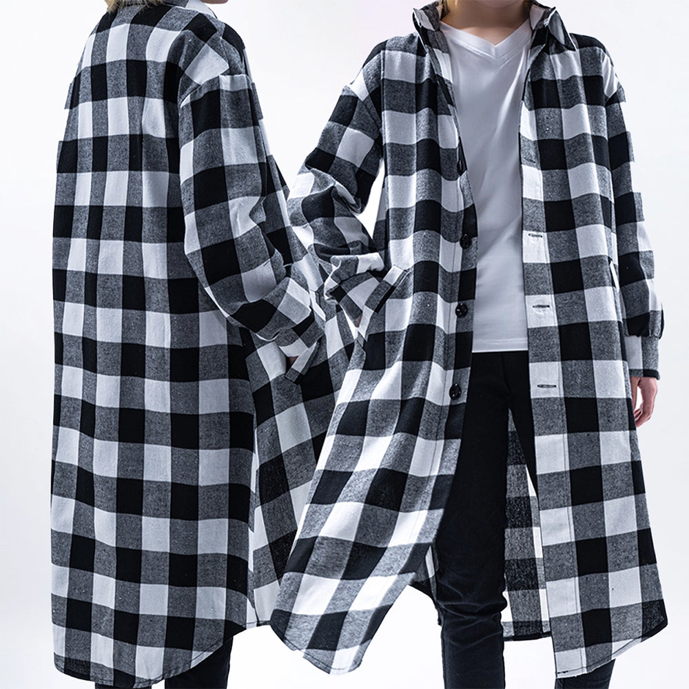 Tokyo Manji Gang Manjiro Sano Cosplay Costume - Long Sleeve Plaid Shirt for Anime Fans - Halloweez