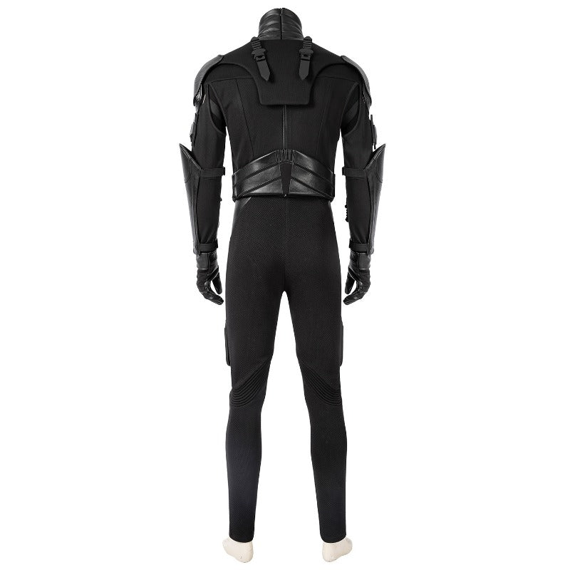 Halloweez Black Noir Cosplay Costume - The Ultimate Halloween Superhero Jumpsuit for Adults - Halloweez