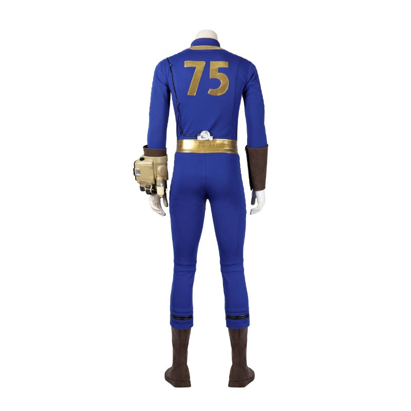 Halloweez Vault 75 Cosplay Jumpsuit with Armor for Halloween - Halloweez