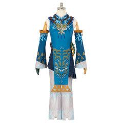 Halloweez: The Legend of Zelda: Tears of the Kingdom Link Cosplay Costume – Top, Trousers, Necklace & Sleeves