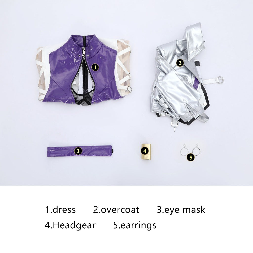 NARAKA: BLADEPOINT & KOF Shermie and Ning Hongye Cosplay Costume for Women - Halloweez