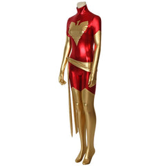 Women Halloweez Jean Grey Superhero Cosplay Bodysuit for Halloween & Comic Con
