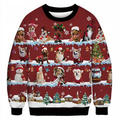 New Demon Slayer 3D Print Casual Loose Fit Christmas Sweatshirt - Halloweez