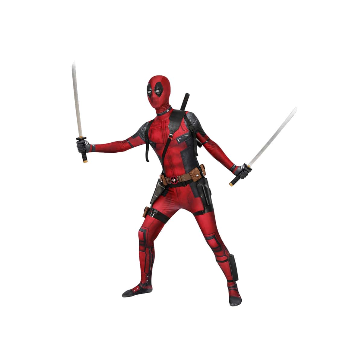 Deadpool Wade Wilson Cosplay Costume, Custom High-end for Halloween & Comic Con - Halloweez