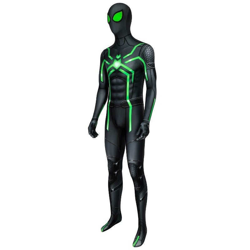 Halloweez Spiderman Stealth Big Time Suit PS4 Game Cosplay Costume