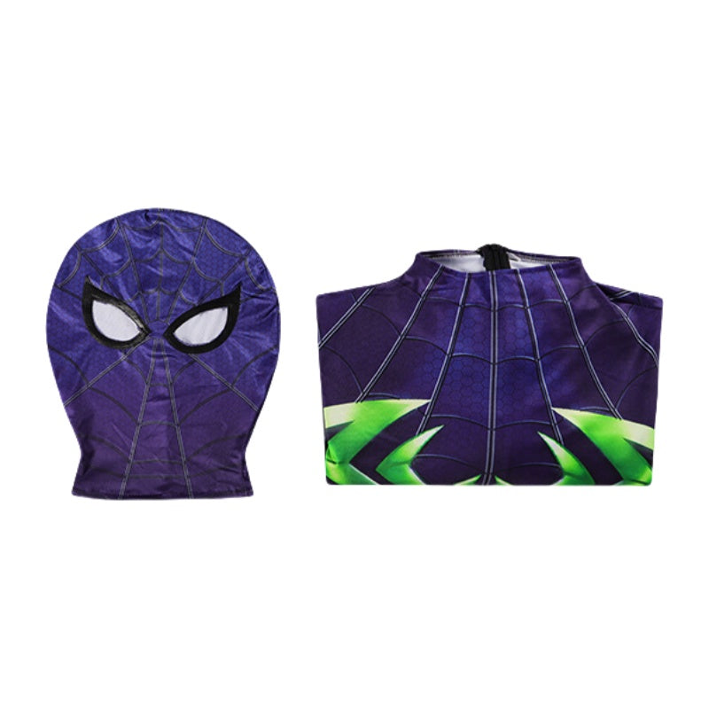 Spider-Man Cosplay Suit Tight Peter Parker Jumpsuit for Halloween and Stage Performance - Halloweez