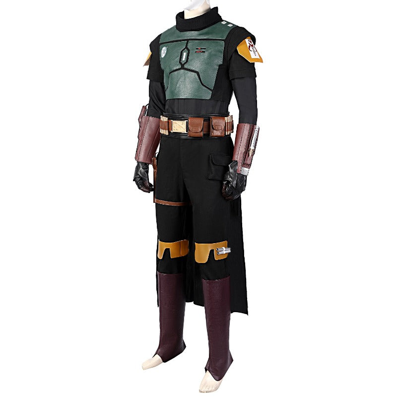 Halloweez Star Wars Boba Fett Full Set Cosplay Costume - Authentic Halloween Outfit for Enthusiasts