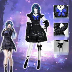 Persona Yano Ichigo Cosplay, Custom Night Phantom Costume for Halloween & Comic Con